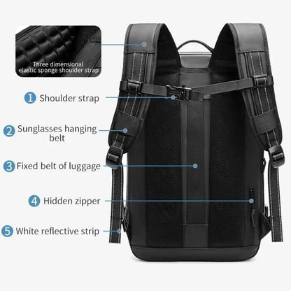 Skanto | Compressible Travel Backpack with Laptop Pocket