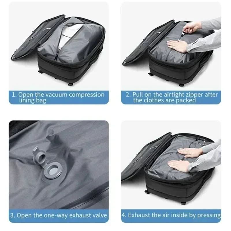 Skanto | Compressible Travel Backpack with Laptop Pocket