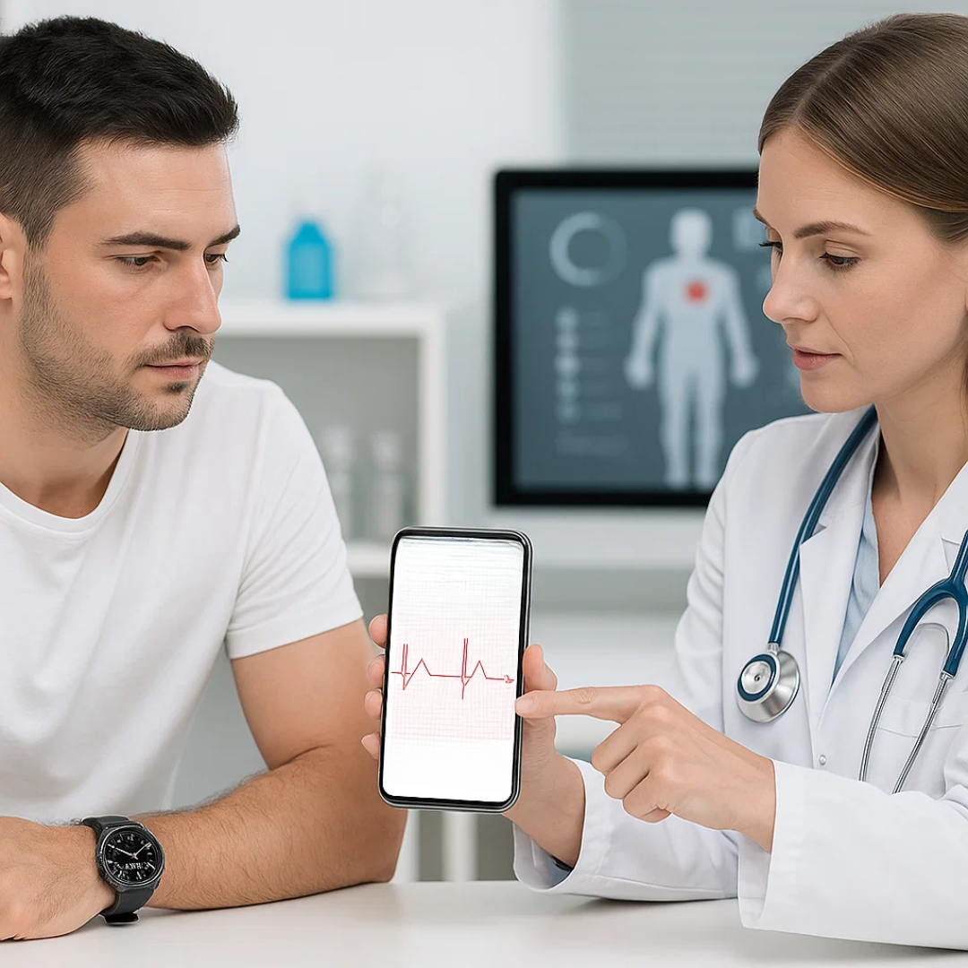 Skanto | CardioSense – Medical ECG Smartwatch with Osram Sensor and 24/7 Health Tracking