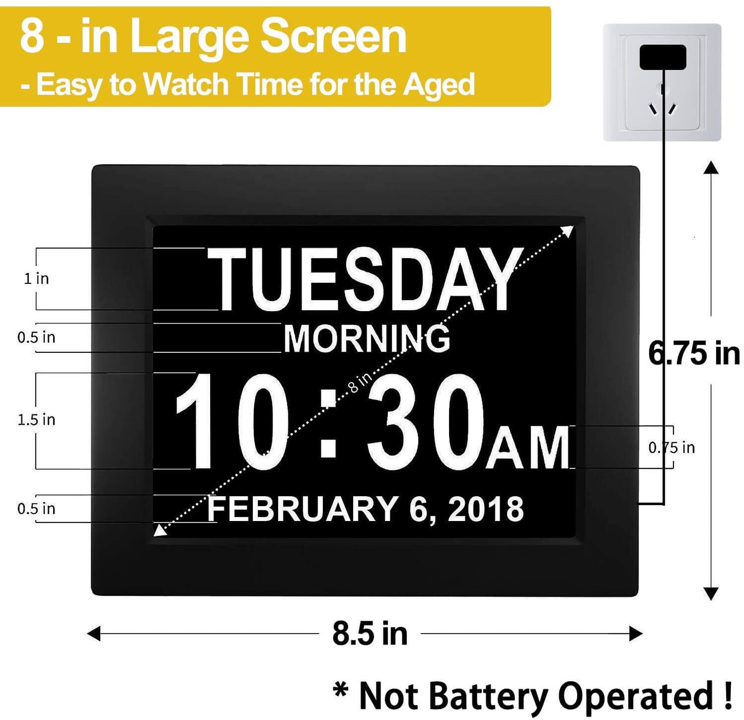 Skanto | Calendar Alarm Day Clock