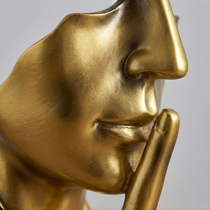 Silent Thinker Abstract Face Home Decor | Karnz