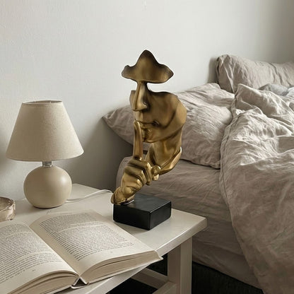 Silent Thinker Abstract Face Home Decor | Karnz