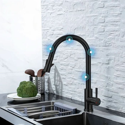 Skanto | Smart Sensor Kitchen Faucet with Pull-Out Spout