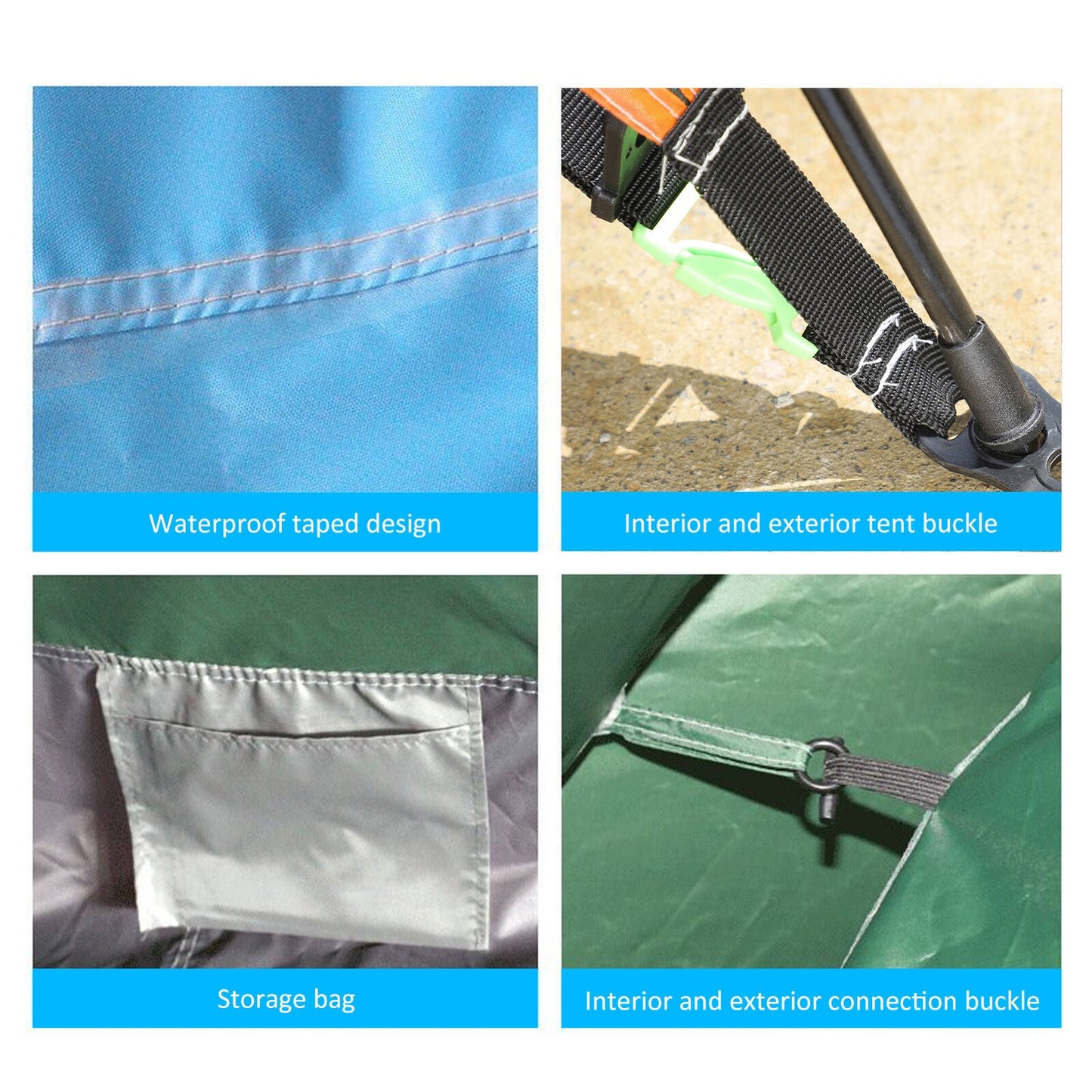 3 Second Instant Pop Up Tent - For Adventure & Travel Skanto