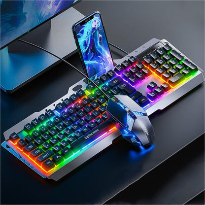 Skanto | Metal Mechanical Keyboard and Mouse Set