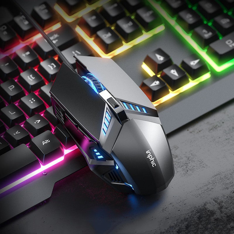 Skanto | Metal Mechanical Keyboard and Mouse Set