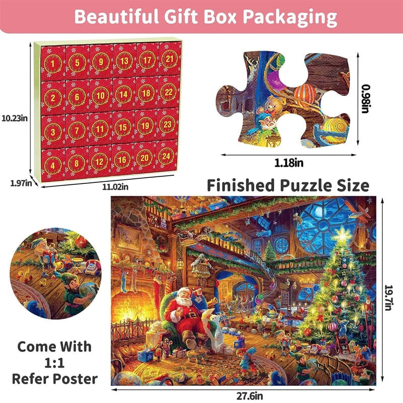 Skanto | Christmas Advent Calendar Puzzle Game 1000 Pieces