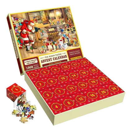 Skanto | 1000 Piece Christmas Puzzle Advent Calendar - Christmas Gift