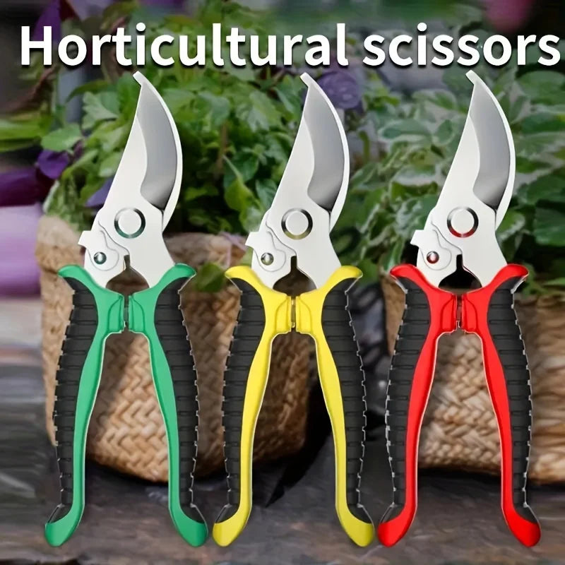 BowLift | PrecisionCut Pruning Shears | Stainless Steel Garden Scissors for Trimming
