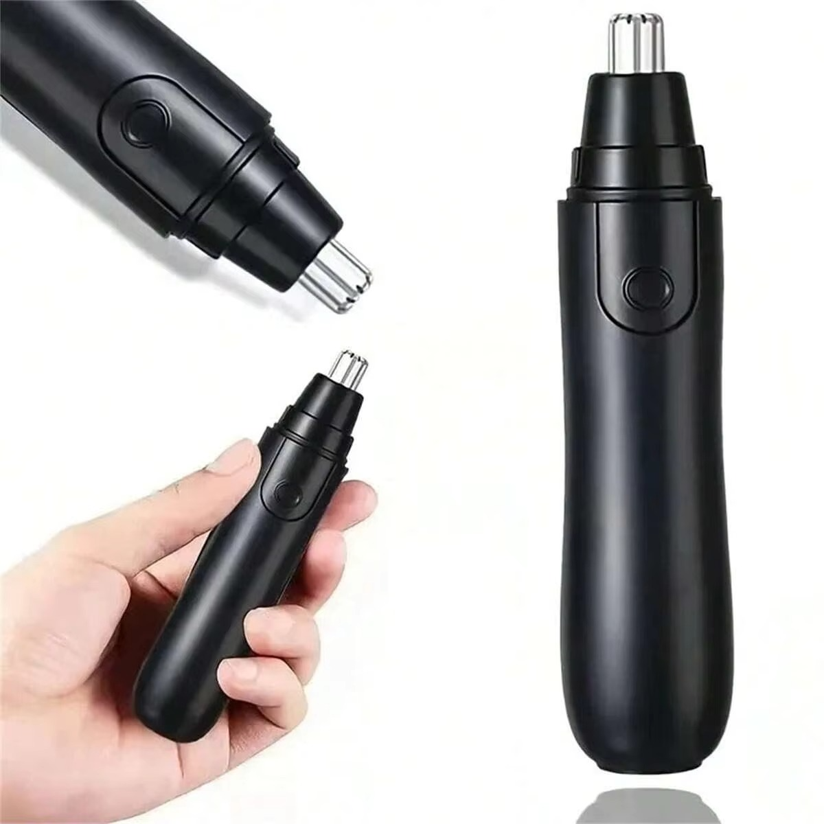 BowLift | Men's Rechargeable USB Ear and Nose Hair Trimmer, Painless Facial and Eyebrow Groomer