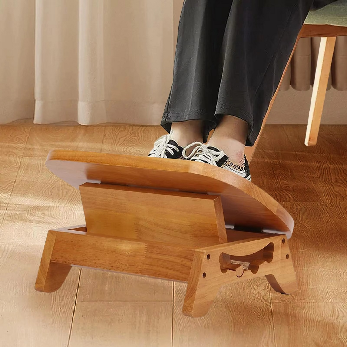 Skanto | Three Footrest Under Desk – Ergonomic Leg Rest for Home & Office