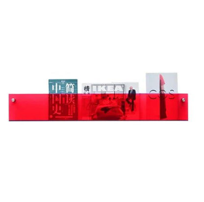 Karnz | ClearLine – Stylish Acrylic Wall Shelf for Magazines