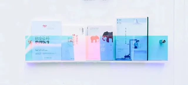 Karnz | ClearLine – Stylish Acrylic Wall Shelf for Magazines