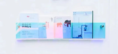 Karnz | ClearLine – Stylish Acrylic Wall Shelf for Magazines