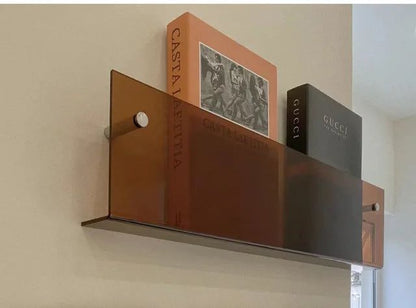 Karnz | ClearLine – Stylish Acrylic Wall Shelf for Magazines
