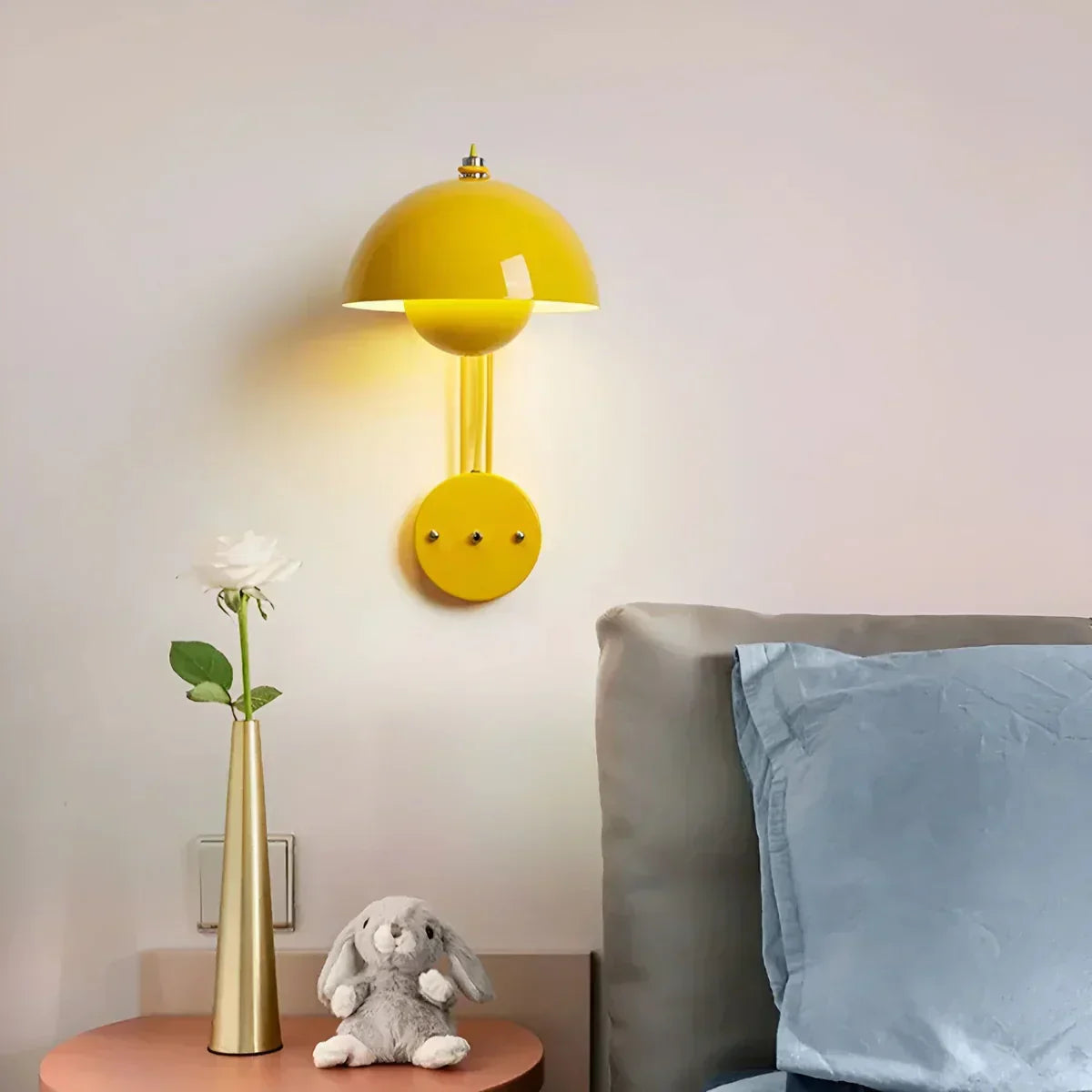 Skanto | BudLume - Mushroom Light Cozy Scandinavian Wall Lamp