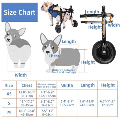 Brehn | Adjustable Mobility Aid Ergonomic Dog Stroller