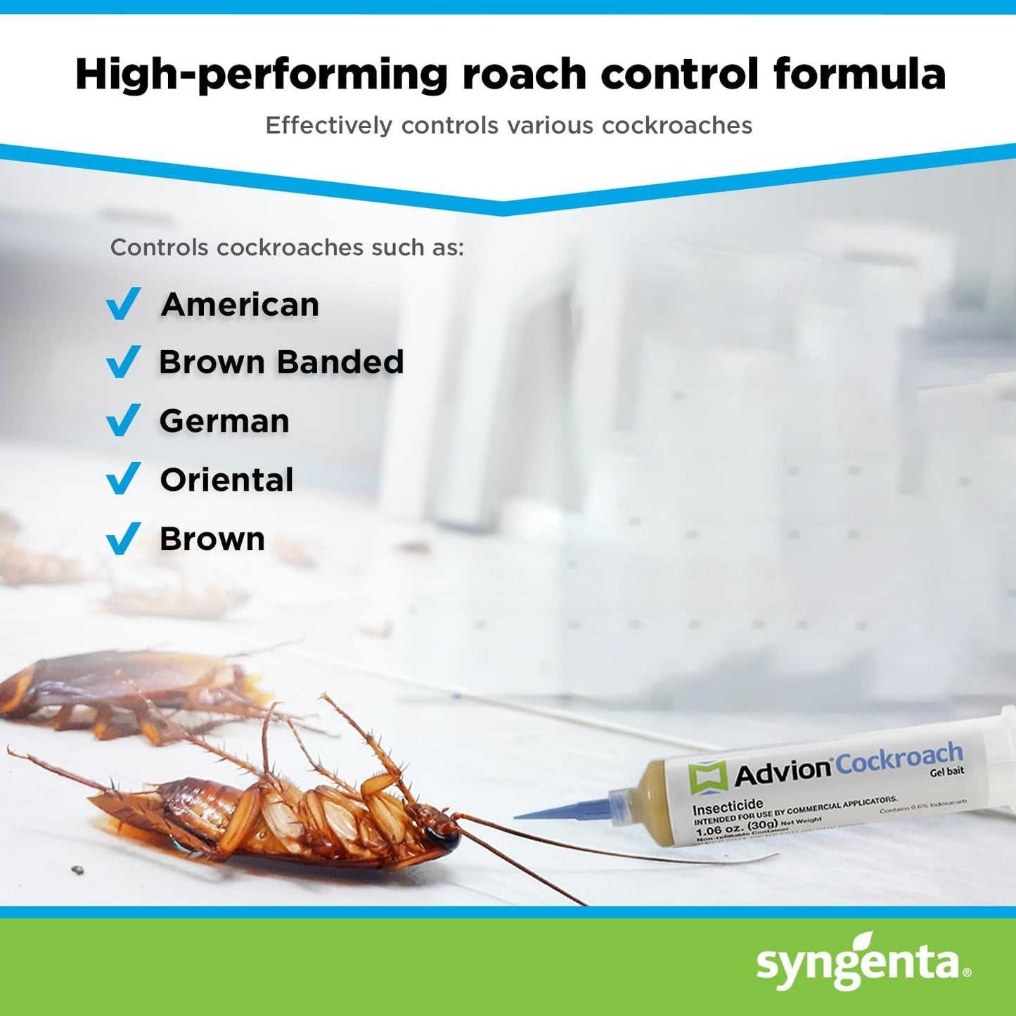 Karnz | Advion Cockroach Gel Bait, Cockroach Killer, Non-toxic Pest Killer, Pest Control