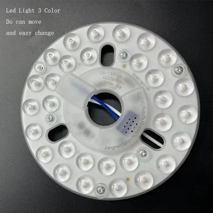 42/52 Inch Ceiling Fans with LED Light - 3 Colors, 6 Speeds DC Motor, Remote Control, Low Profile Decorative Fans with Lighting | Skanto