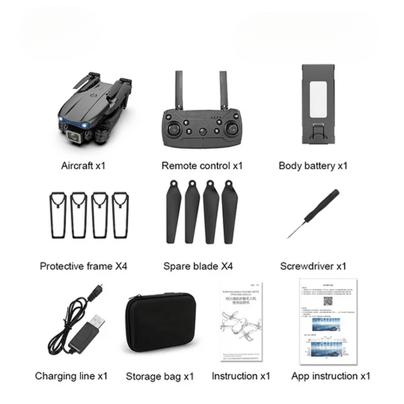 Brehn | AeroPro - Drone with 4K UHD camera and long battery life