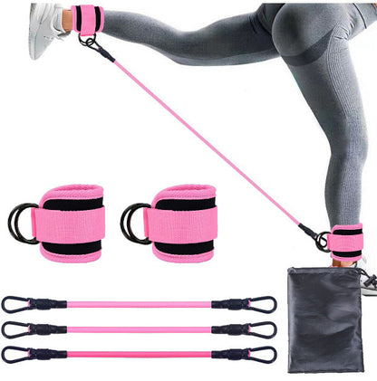 Ankle Fitness Band Set with Foot Straps | Bowlift