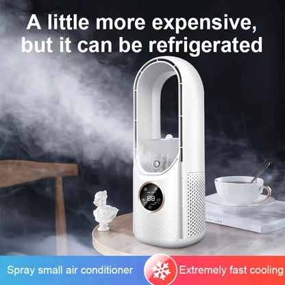 Bladeless Portable Air Conditioner | Ultrasonic, Ergonomic Design & Ideal for Home & Office Use | Skanto