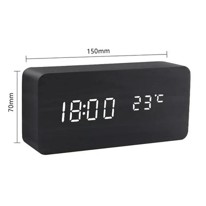 LED Voice Control Alarm Clock | Karnz