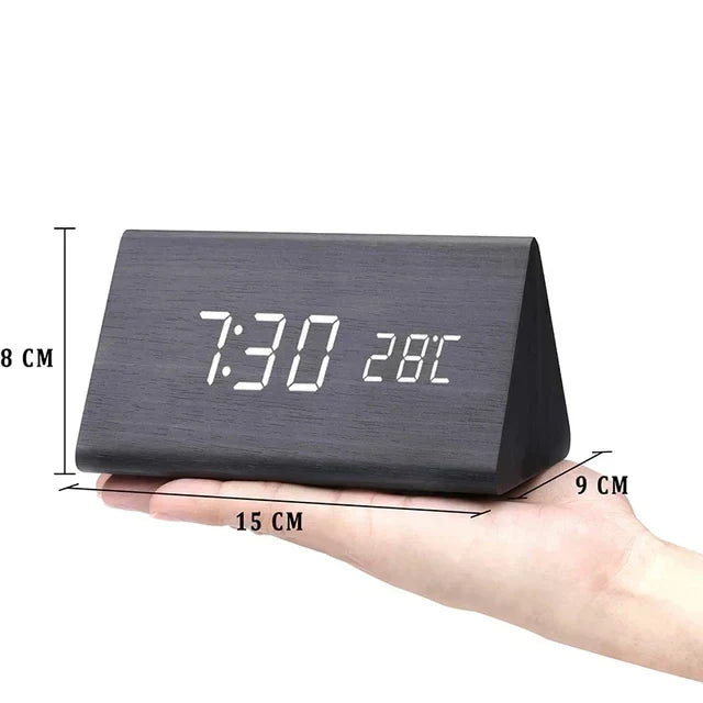LED Voice Control Alarm Clock | Karnz