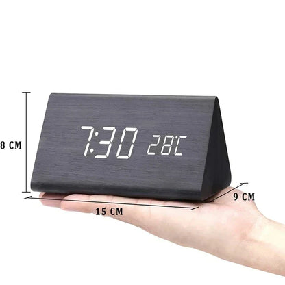 LED Voice Control Alarm Clock | Karnz