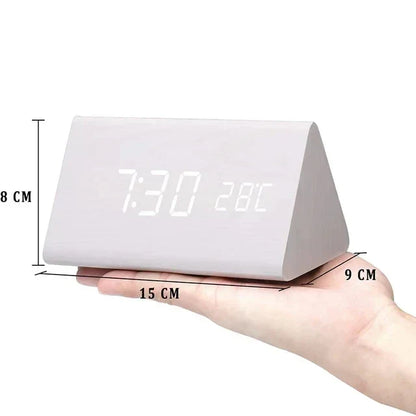 LED Voice Control Alarm Clock | Karnz