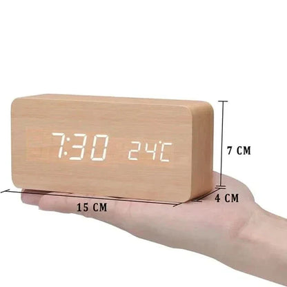 Skanto | Three LED Alarm Clock – Voice and Temperature Display
