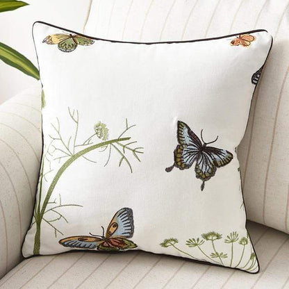 Skanto | Decorative Cushion Cover with Country-Style Embroidery