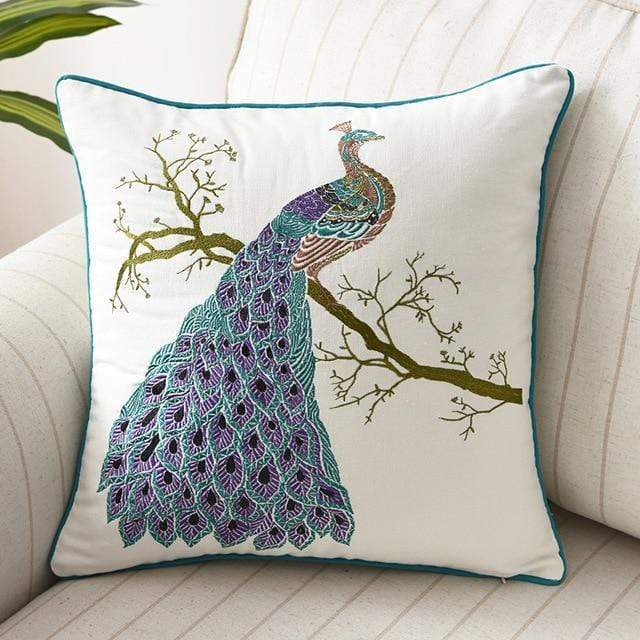 Skanto | Decorative Cushion Cover with Country-Style Embroidery