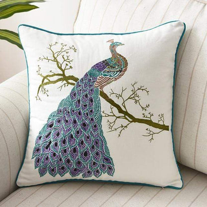 Skanto | Decorative Cushion Cover with Country-Style Embroidery