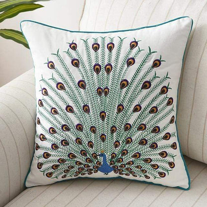 Skanto | Decorative Cushion Cover with Country-Style Embroidery