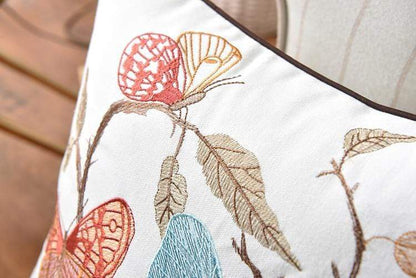 Skanto | Decorative Cushion Cover with Country-Style Embroidery