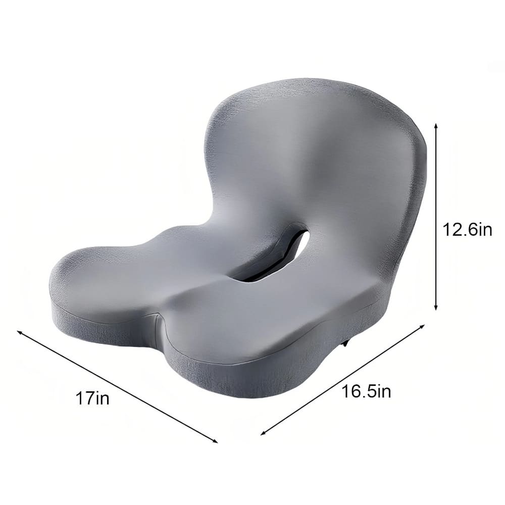 BowLift | All-in-One Orthopedic Memory Foam Seat - Cushion Seat and Back Cushion for Pain Relief and Comfort