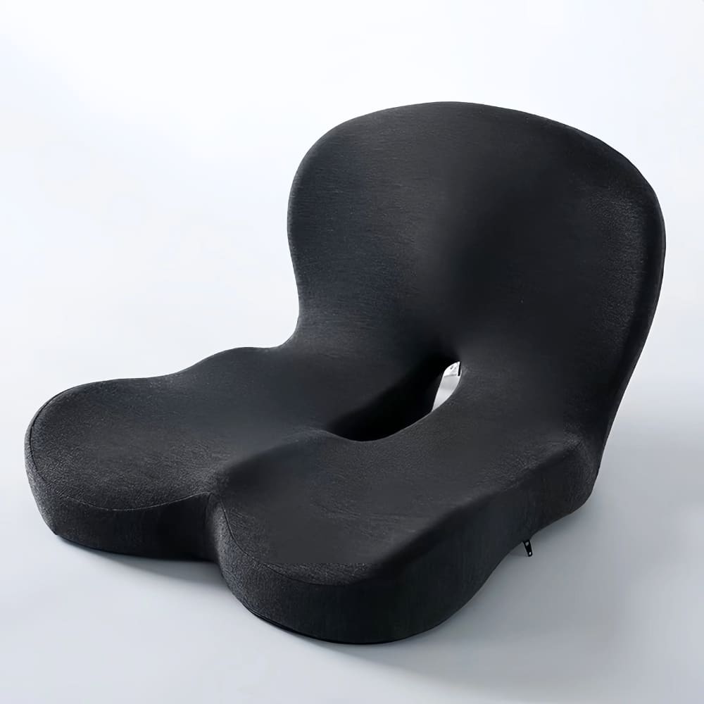 BowLift | All-in-One Orthopedic Memory Foam Seat - Cushion Seat and Back Cushion for Pain Relief and Comfort