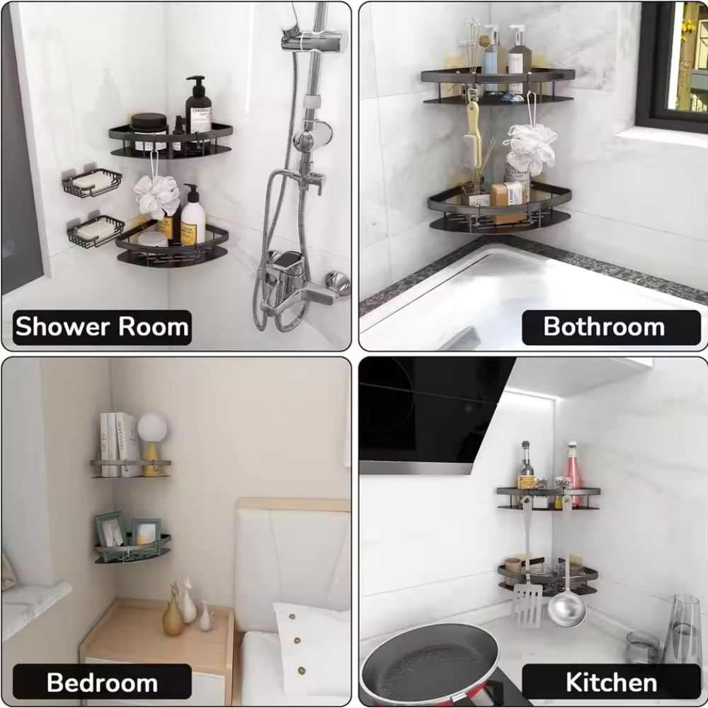 Skanto | Aluma Curve Shower Shelf