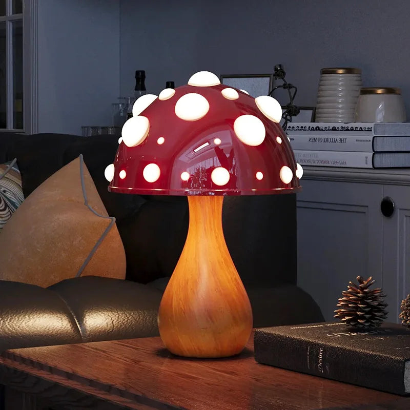 Mushroom Lamp – Retro LED Table Lamp in Mushroom Design for Cozy Interiors | Karnz