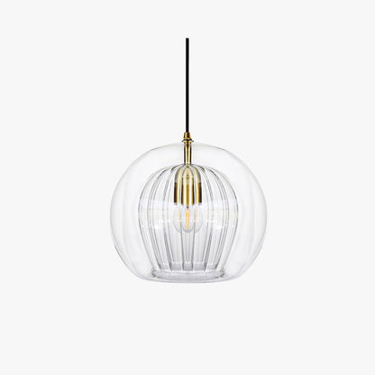 Skanto | ShineSphere - Amber Pendant Light with Radiant Elegance