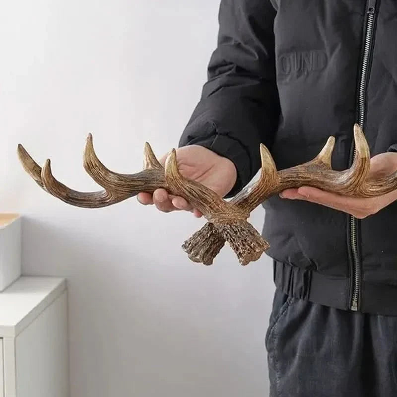 BowLift | Vintage Antler Wall Hook Rustic Coat Rack