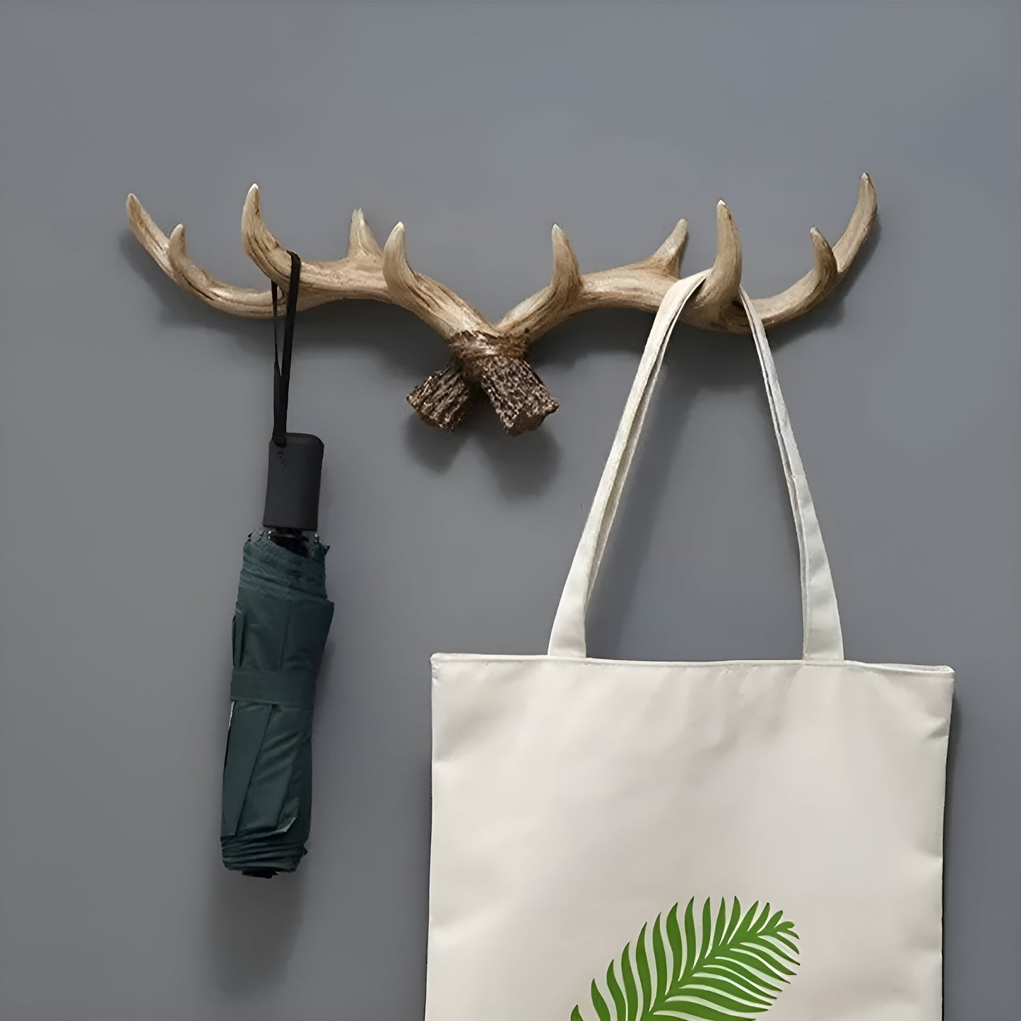 Antler Wall Hook – Retro Design for Coats and Jackets | Decorative Coat Hook | Bowlift