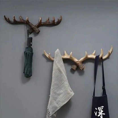 Skanto | Vintage Antler Wall Hook Rustic Coat Rack