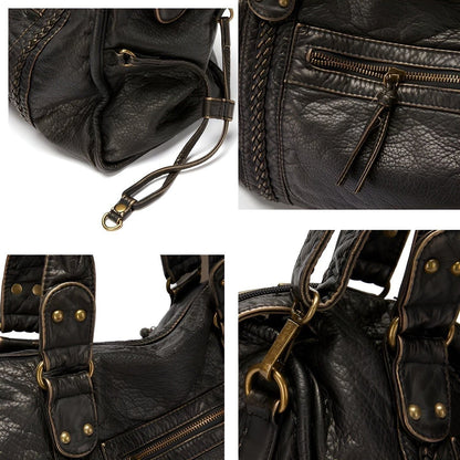 Skanto | Genuine Leather Shoulder Bag – Elegant and Durable Handbag for Work and Everyday