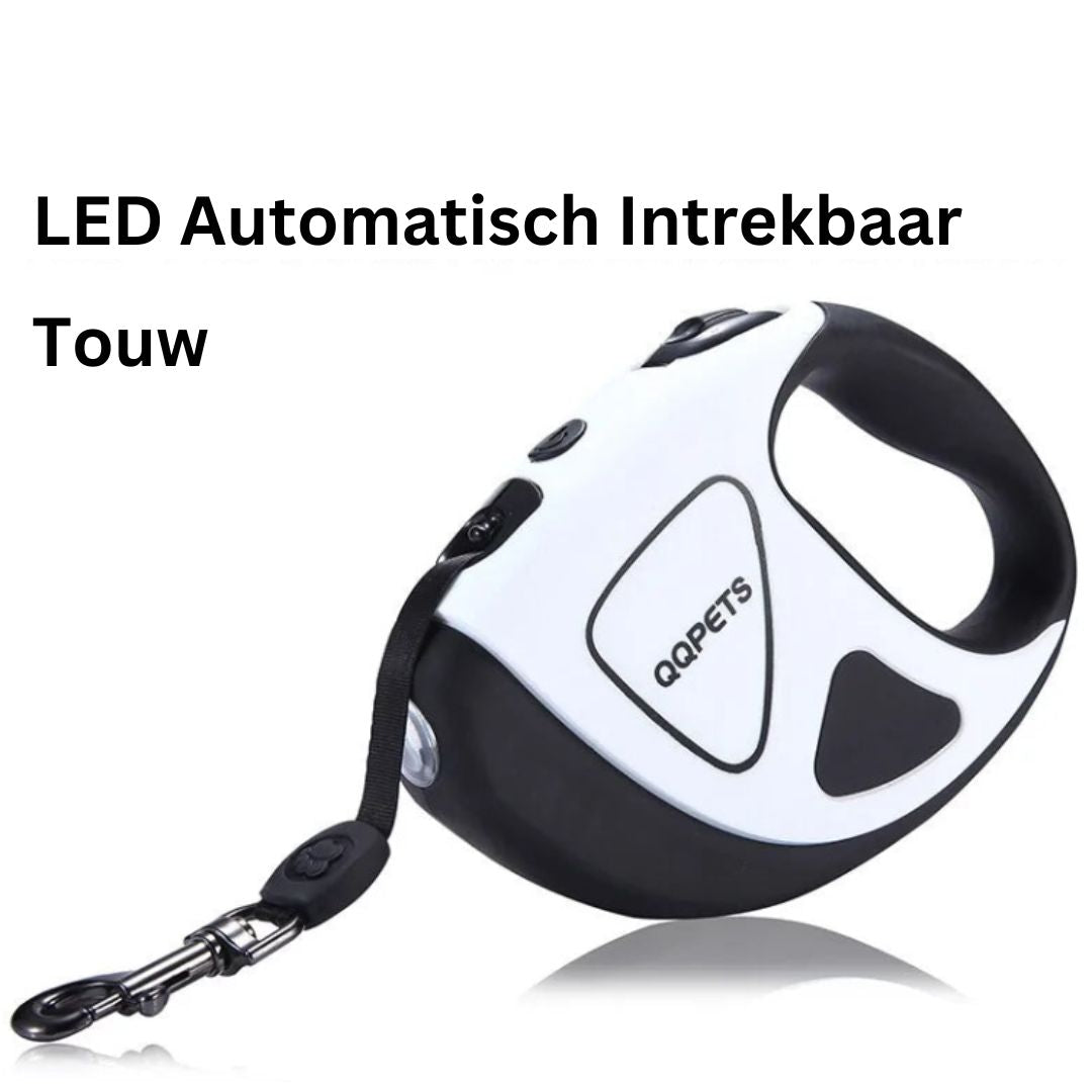SafePaw - Luxury LED Retractable Dog Leash with Ergonomic Grip Bowlift