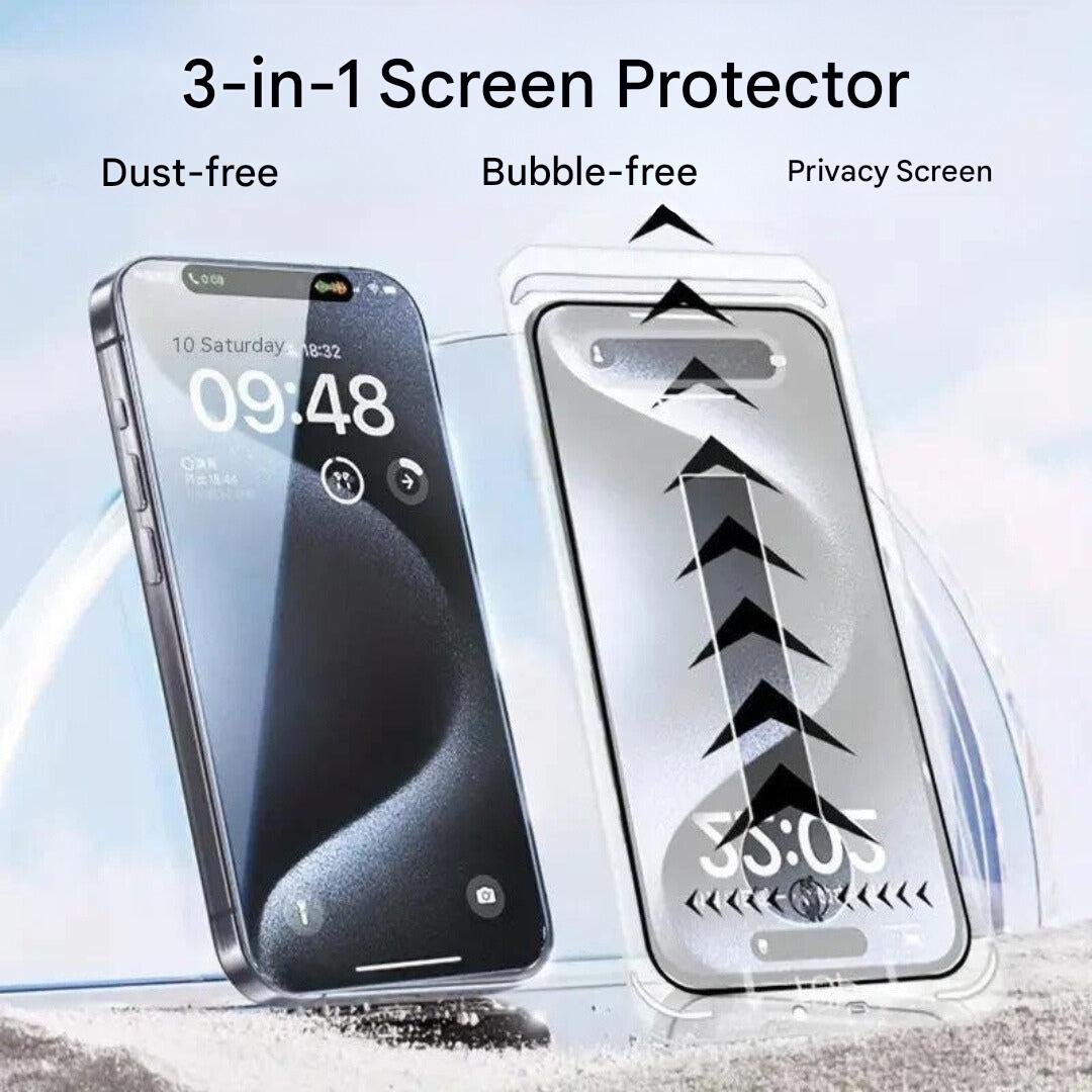 Skanto | iShield Privacy – 3-in-1 Privacy Glass Film for iPhone