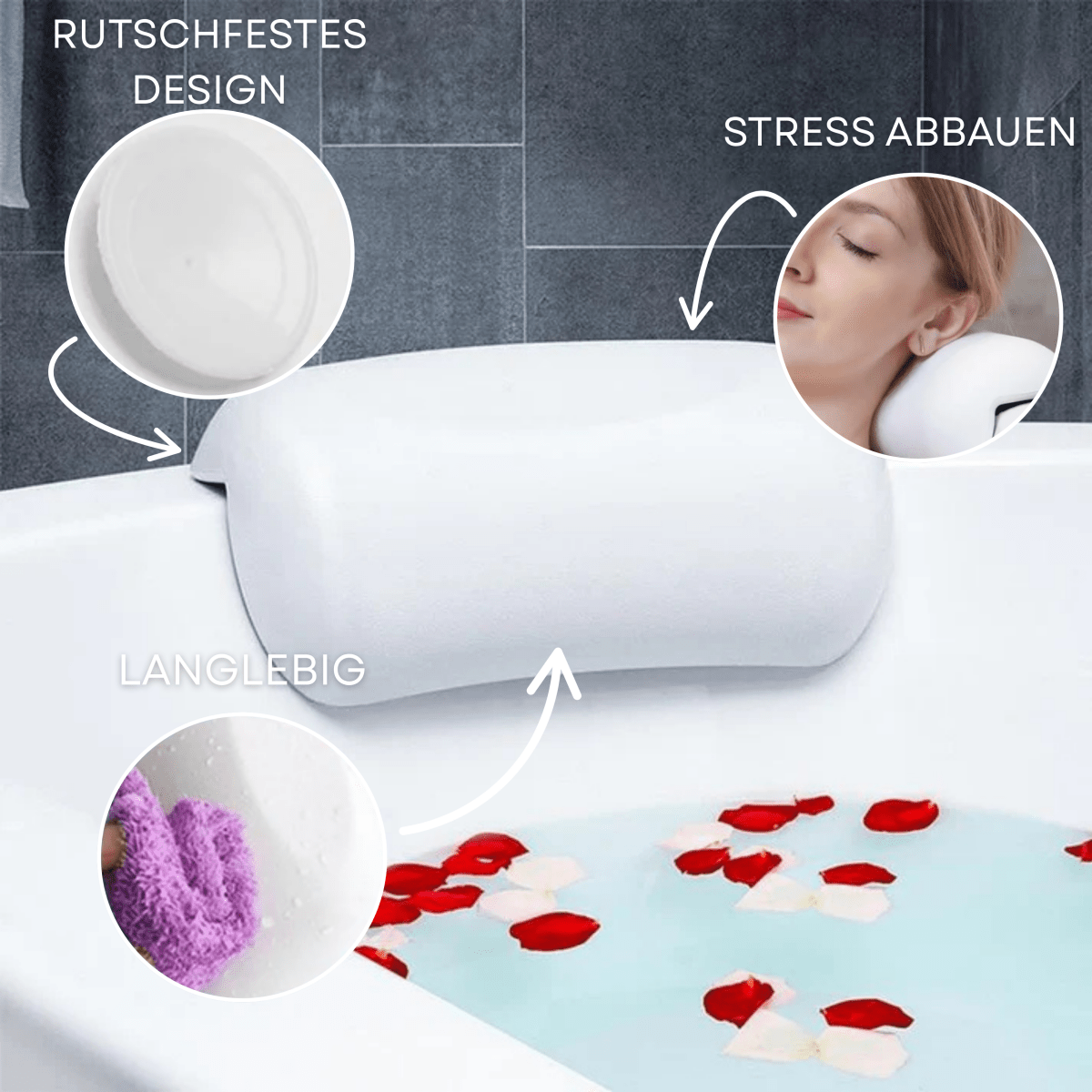 Skanto | Ergonomic and Non-Slip for Relaxing Baths