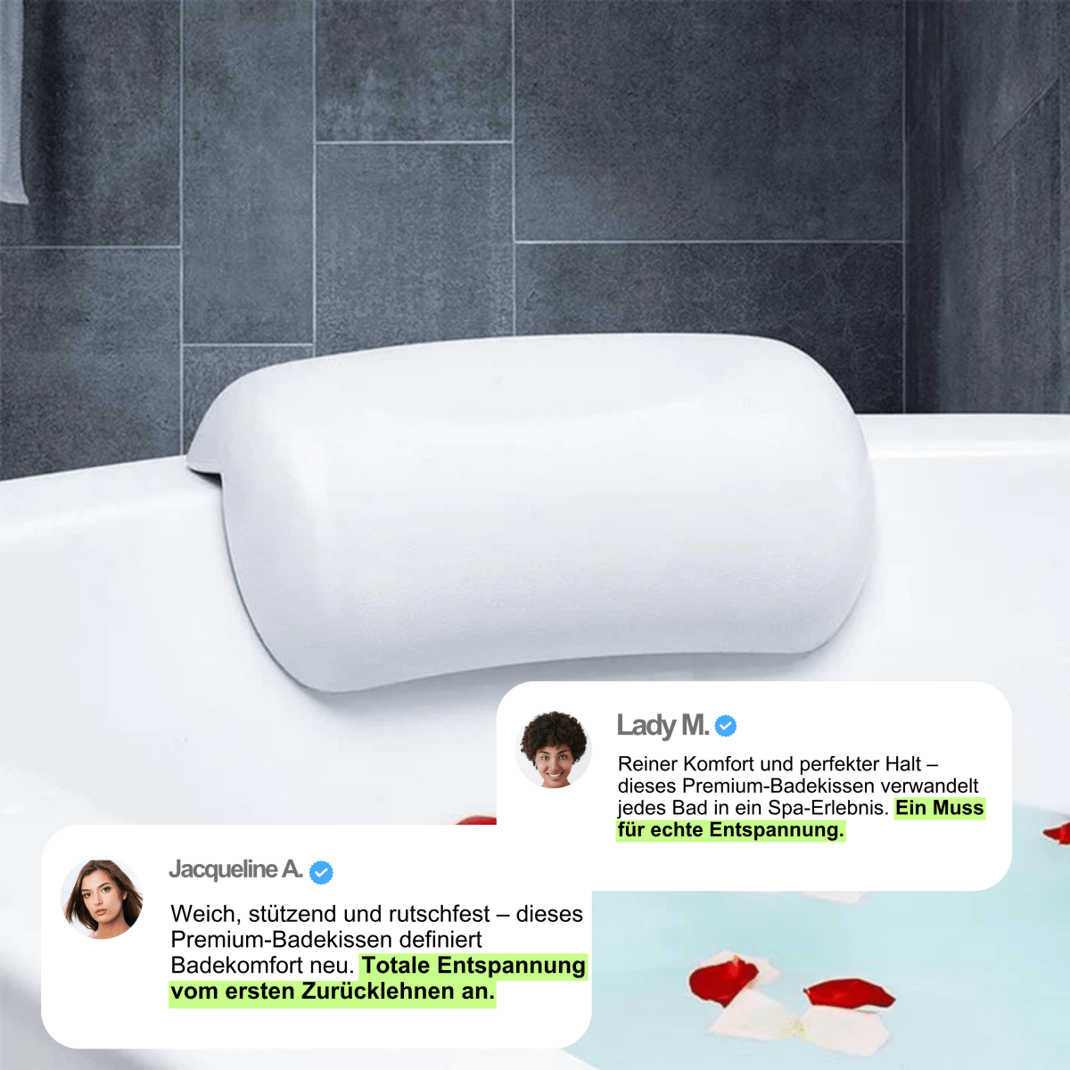 Skanto | Ergonomic and Non-Slip for Relaxing Baths