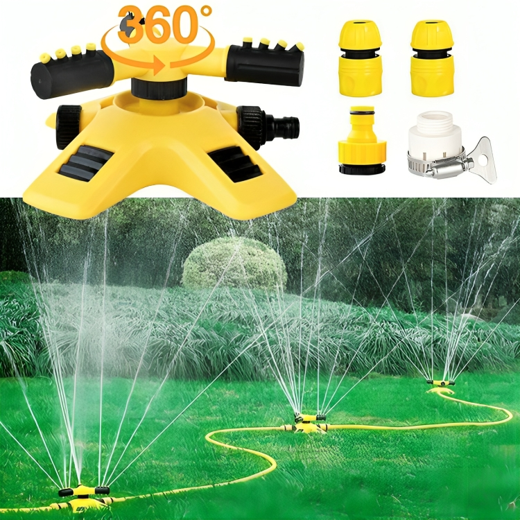 Rotating Lawn Sprinkler – 360° adjustable Garden Irrigation